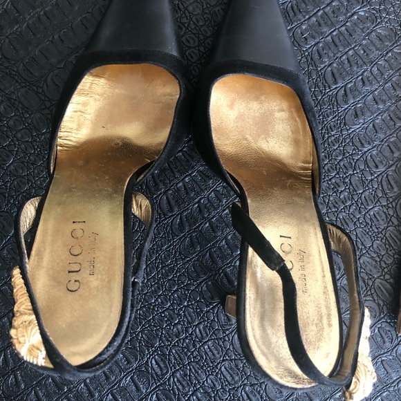 Gucci Shoe High Heel- Black Leather - Picture 6 of 7